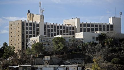 L'ex-hôtel Diplomat, à Jérusalem-Ouest, acheté par le département d'Etat américain qui envisage d'y déménager son amabassade en Israël depuis Tel-Aviv. (THOMAS COEX / AFP)