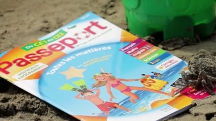 Le cahier de vacances est l'un des produits phares de l'été. Aussi culte que controversé, il a intégré le quotidien de millions de Français.&nbsp;&nbsp; (FRANCE 2)