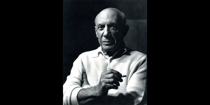 Lucien Clergue, Picasso, Cannes, 1956.
 (Coll. musée Réattu)