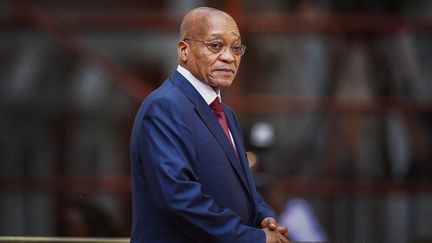 &nbsp; (Le président Jacob Zuma lors de l'ouverture du Parlement sud-africain, le 12 février 2015 © Maxppp)