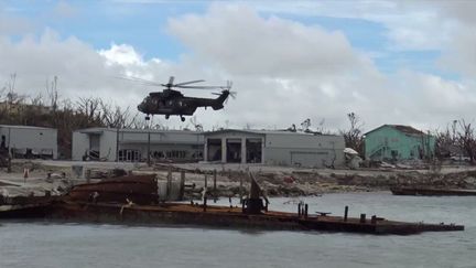 C’est un territoire vide, détruit à 90% par le passage de l'ouragan Dorian, que les troupes françaises, arrivées samedi 14 septembre sur l'île d'Abaco aux Bahamas ont découvert.&nbsp; (GILLES GALLINARO / RADIO FRANCE)