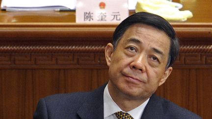 Bo Xilai, ancienne &eacute;toile montante du Parti communiste chinois, le 5 mars 2012. (LIU JIN / AFP)