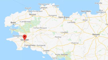 Quimper dans le Finistère. (GOOGLE MAPS)