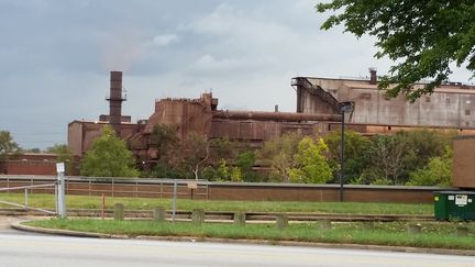 Un site industriel désaffecté dans le&nbsp;Southside de Chicago, où le chômage atteint parfois 60%. (MATHILDE LEMAIRE/RADIO FRANCE)