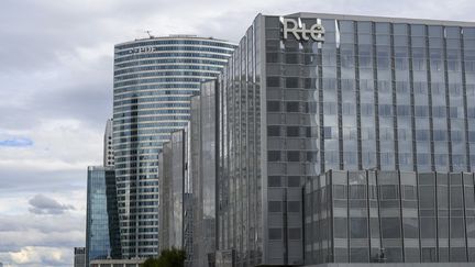 Le siège de RTE à la Défense, près de Paris. (ERIC BERACASSAT / HANS LUCAS / AFP)