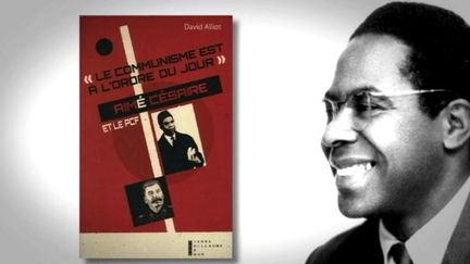 Aimé Césaire et la couverture du livre
 (FranceÔ/culturebox)