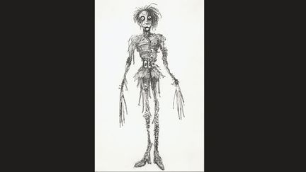 Tim Burton, Sans titre (Edward aux mains d’argent). 1990.
 (2011 Tim Burton - Collection privée)