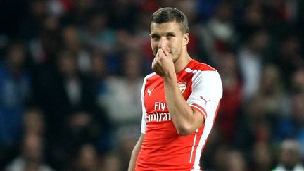 Lukas Podolski est bloqué chez les Gunners (MICHAEL ZEMANEK / BACKPAGE IMAGES LTD)