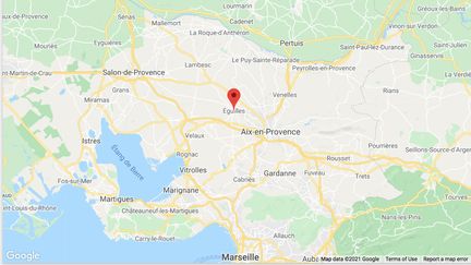 Les cinq personnes interpellées sont soupçonnées d'avoir tué un homme à Éguilles (Bouches-du-Rhône) (GOOGLEMAPS)