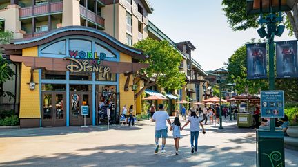 Le parc Disneyland, à Anaheim (Californie), le 11 juillet 2020. (SHUTTERSTOCK/SIPA)