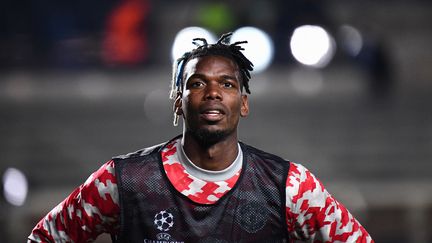 Paul Pogba, lors d'un match de Ligue des Champions, le 2 novembre 2021. (MARCO BERTORELLO / AFP)