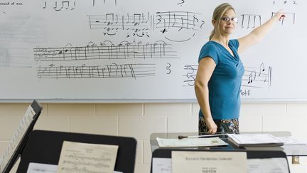 C'est la période des inscriptions aux activités périscolaires - comme ici des classes de musiques -, que ce soit pour ses enfants ou pour soi-même. (MICHÈLE CONSTANTINI / MAXPPP)