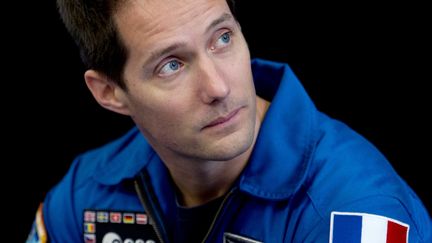 Thomas Pesquet a fait son retour sur Terre, le vendredi 2 juin 2017, après six mois passés dans la Station spatiale internationale. (KENZO TRIBOUILLARD / AFP)