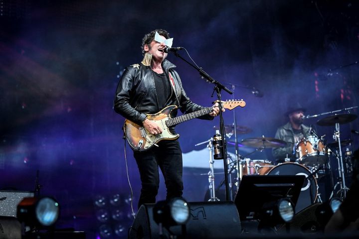 L'artiste -M- est à l'affiche de l'édition 2022 du Solidays.&nbsp; (STEPHANE DE SAKUTIN / AFP)