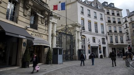 Le ministère de l'Intérieur, place Beauvau, à Paris. (CHRISTOPHE ARCHAMBAULT / AFP)