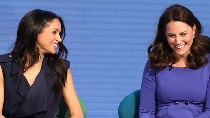 Meghan Markle et Kate Middleton, février 2018
 (Chris Jackson / POOL / AFP)