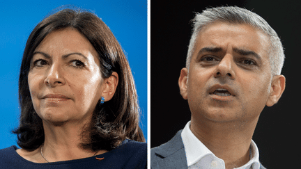 &nbsp; (Anne Hidalgo et Sadiq Khan réaffirment la force des liens entre leurs métropoles dans une tribune commune diffusée ce lundi © Maxppp)