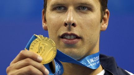 Alexander Dale Oen le 25 juillet 2011 &agrave; Shanghai (Chine) lors des Mondiaux de natation. (PATRICK B. KRAEMER / EPA / MAXPPP)