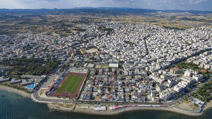 Le&nbsp;port d'Alexandroupolis, en Grèce, le 21 juillet 2016. (NICOLAS ECONOMOU / NURPHOTO / AFP)