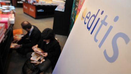 Stand Editis, Salon du livre de Paris, 12 mrs 2009 (LIONEL BONAVENTURE / AFP)