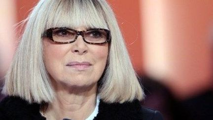 Mireille Darc sur un plateau de télévision 
 (AFP/THOMAS SAMSON )