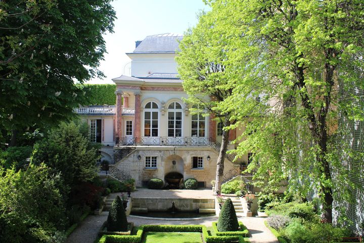 Le jardin de la maison d'édition Gallimard.&nbsp; (Camille Bigot)