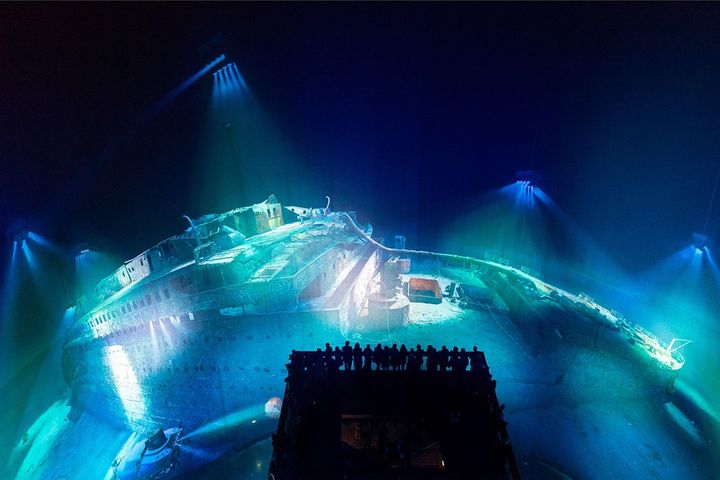 « TITANIC, les promesses de la modernité » au Panorama XXL de Rouen (FOTO TOM SCHULZE
TEL.    0049-17)