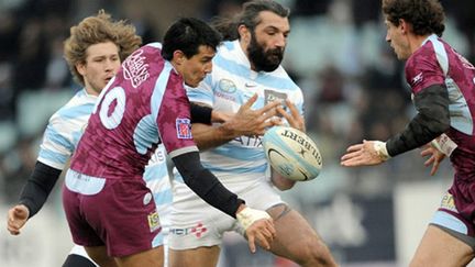 Benjamin Boyet au contact de Sébastien Chabal