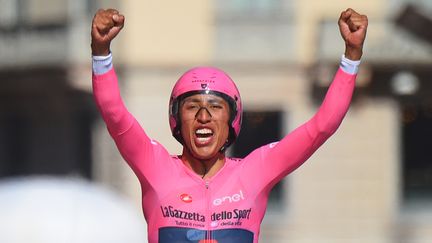 Egan Bernal a remporté la 104e édition du Giro. (DARIO BELINGHERI / AFP)