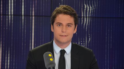 Gabriel Attal, porte-parole d’En Marche, député LREM des Hauts-de-Seine. &nbsp; (JEAN-CHRISTOPHE BOURDILLAT / RADIO FRANCE)