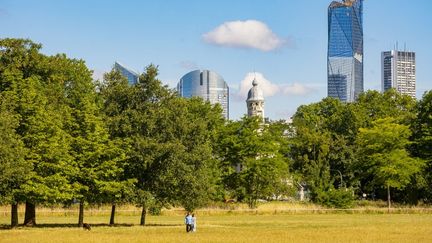 Bois de Boulogne, di Paris, 4. Juli 2022. (GARDEL BERTRAND / HEMIS.FR / AFP)