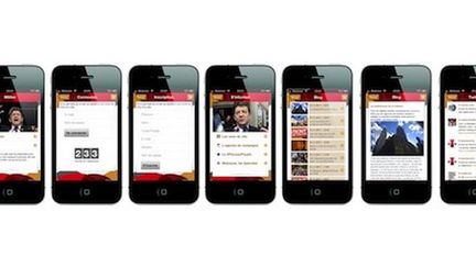 Le Front de Gauche a lancé son application pour smartphone (Capture d'écran)