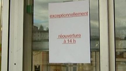 Le supermarché de Chadrac a été fermé plusieurs heures après la tentative de cambriolage (France 2)