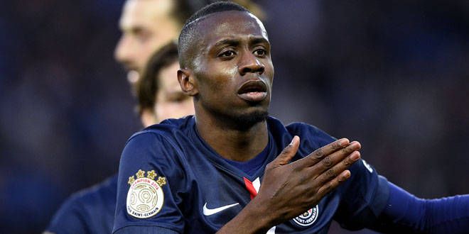 Le milieu de terrain du PSG, Blaise Matuidi