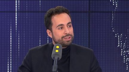 Mounir Mahjoubi, sur franceinfo, dimanche 26 janvier. (FRANCEINFO / RADIOFRANCE)