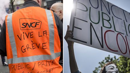 Les cheminots et les fonctionnaires sont appelés à la grève le 22 mars.&nbsp; (MAXPPP)