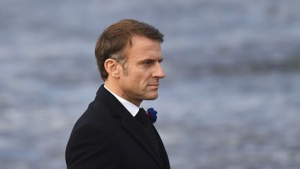 Emmanuel Macron, à Paris, le 11 novembre 2023. (FRANCOIS PAULETTO / AFP)