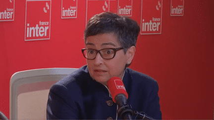 Arancha Gonzaléz, ancienne ministre espagnole des Affaires étrangères, invitée de France Inter le 31 octobre 2024. (FRANCE INTER / RADIO FRANCE)