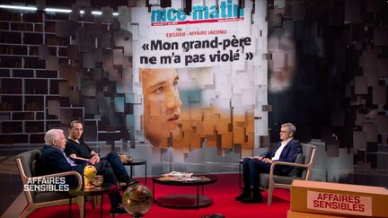 Affaire Iacono. "Je lui ai pardonné parce qu’il était trop jeune" : le grand-père et son petit-fils réunis pour la première fois sur le plateau d’"Affaires sensibles" (AFFAIRES SENSIBLES / FRANCE 2)