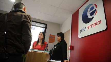 Une agence Pôle emploi à Vincennes (Val-de-Marne), le 24 avril 2013. (ANTOINE ANTONIOL / GETTY IMAGES EUROPE)