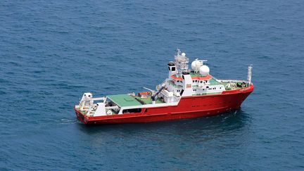 Le "Fugro Equator", de la société néerlandaise Fugro, a participé aux recherches sous-marines du vol MH370, dans l'océan indien.&nbsp; (FUGRO)