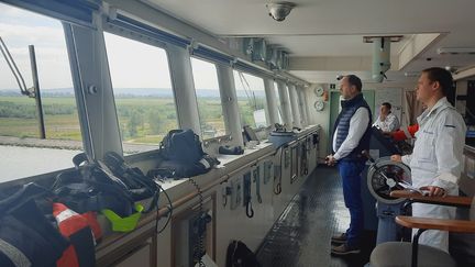 Emmanuel Fournier est pilote de Seine. (FARIDA NOUAR / RADIOFRANCE)