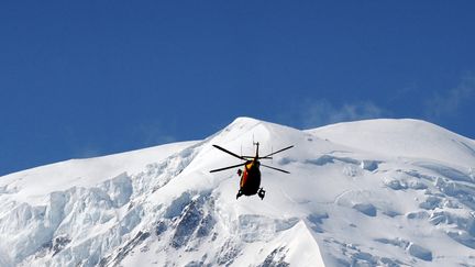 &nbsp; (Une opération de secours menée près du mont Maudit, dans le massif du Mont Blanc  © AFP)