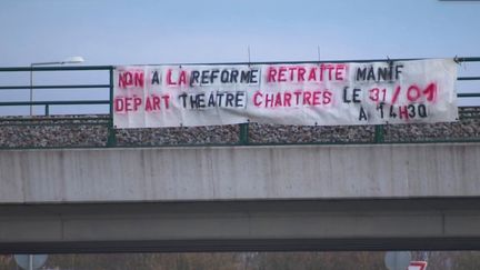 Mardi 31 janvier, la mobilisation contre la réforme des retraites risque d’être très importante. La mobilisation des villes moyennes va être particulièrement scrutée. (CAPTURE ECRAN FRANCE 3)