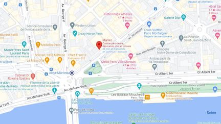 Le restaurant Manko situé dans le 8e arrondissement de Paris. (GOOGLE MAPS)