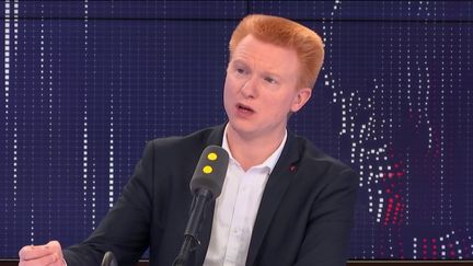 Le député LFI du Nord, Adrien Quatennens, invité politique de franceinfo le 17 juillet. (FRANCEINFO / RADIOFRANCE)