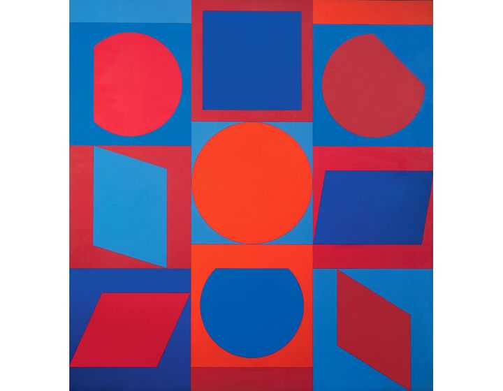 Victor Vasarely, "Kalota II", 1960-1964, Collection particulière, Bruxelles (Photo © Centre Pompidou / Philippe Migeat © Adagp, Paris, 2018)