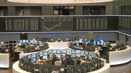 La bourse de francfort (Allemagne). (Bildagentur RM / TIPS / Photononstop)