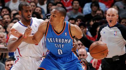 La défense de Chris Paul face à Russell Westbrook