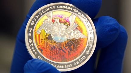 Des pièces de monnaie pour les 75 ans de Superman au Canada
 (HO / ROYAL CANADIAN MINT / AFP)